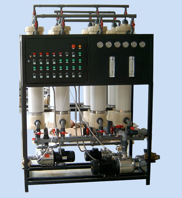 4TPH Ultrafiltration Water Treatment Plant U-PVC / Stainless Steel Ultra Filtration Plant
