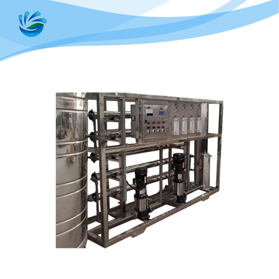 1000LPH RO Brackish Water Treatment Plant High Salty Water Purifier