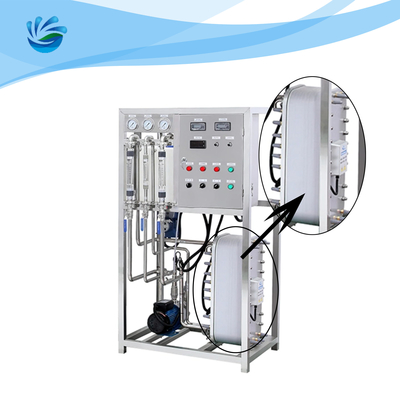 1000LPH EDI Water Treatment Plant Reverse Osmosis With EDI System