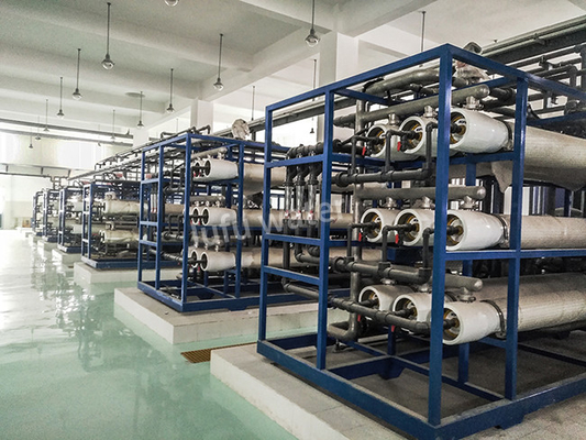 FRP Membrane Housing RO Water Treatment System Water Purification Equipment 300TPH