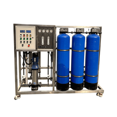 Industrial Two Stage Reverse Osmosis System Pure Water Purifying 500LPH