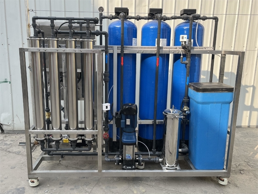 2.2KW Reverse Osmosis Water System Treatment Plant 1000Lph