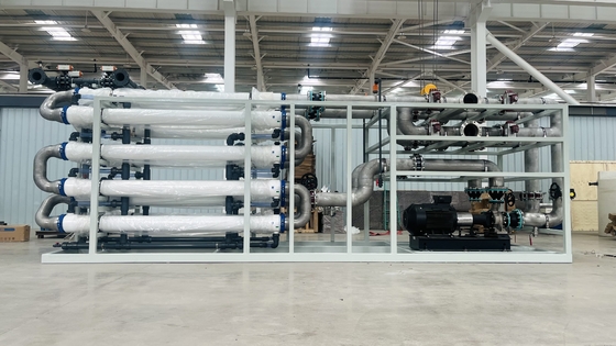 400TPD Ultrafiltration Industrial Water Processing System Customized Dimension