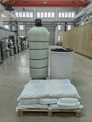 6TPH Automatic Control Water Softener Single Tank Single Valve