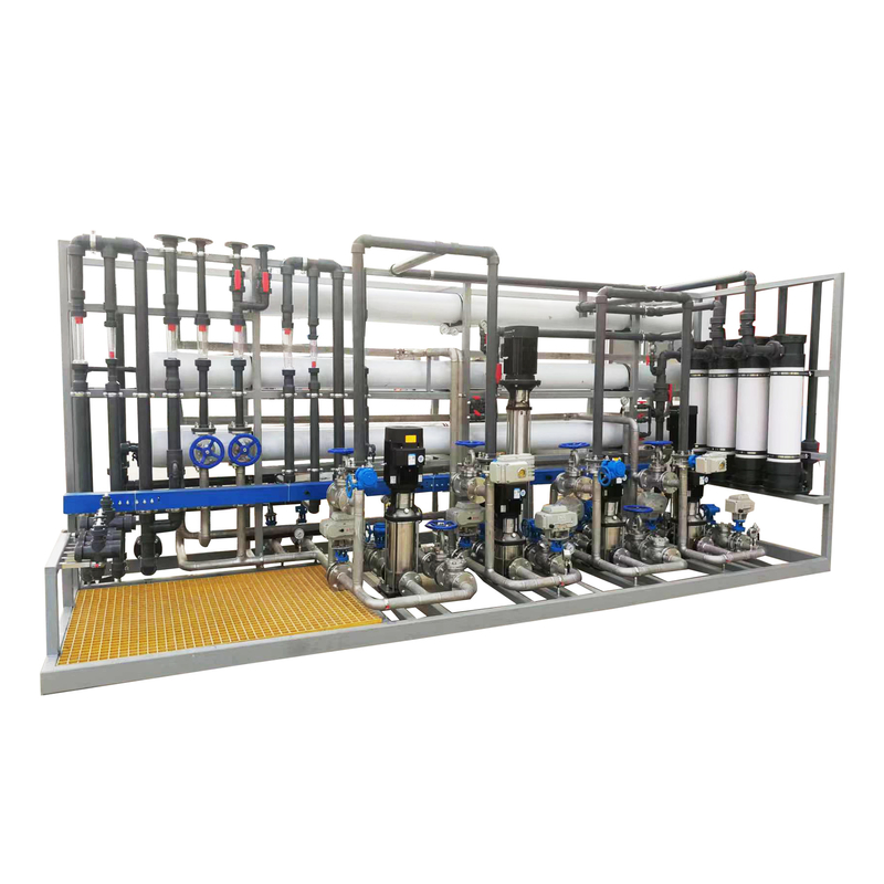 Reverse Osmosis Water Filter System 1TPH Industrial Water Purifying Treatment Equipment