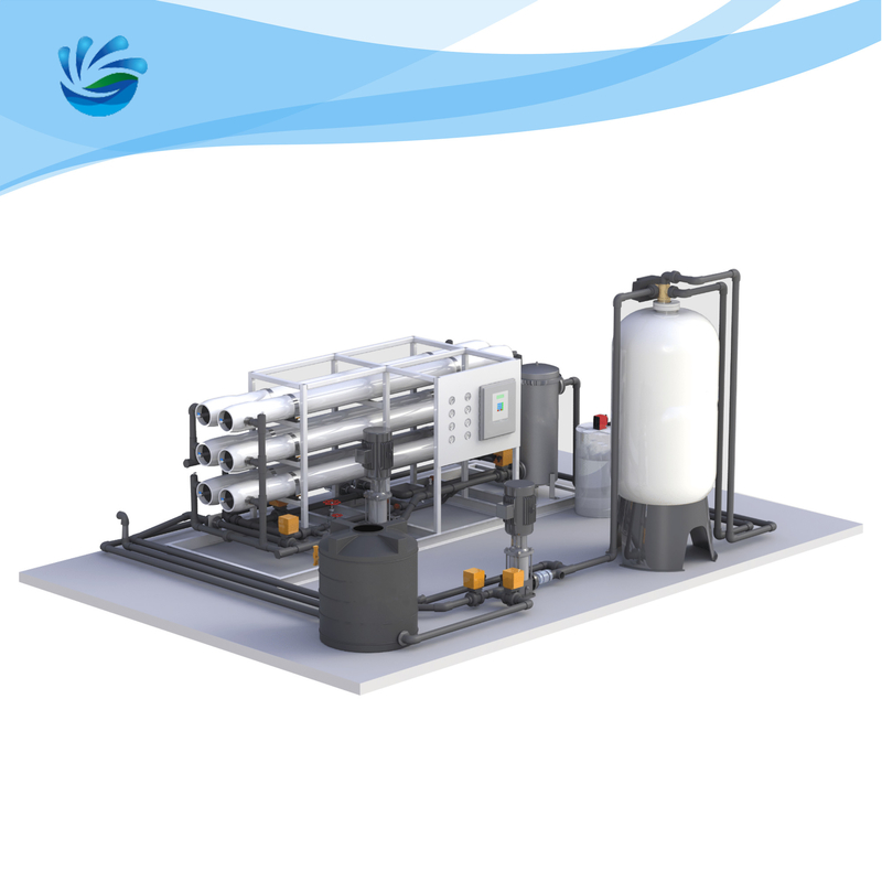 Carbon Filter Drinking Water RO System Drinkable Pure Water 20TPH