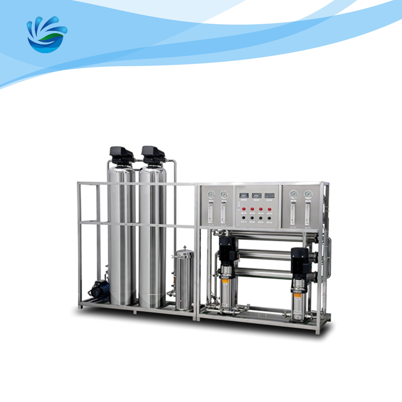 500LPH SS304 Drinking Water RO System Two Stage Reverse Osmosis Plant