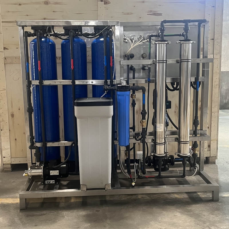 RO Industrial Purification Filtration Plant 500Lph Water Treatment Machine For Commercial