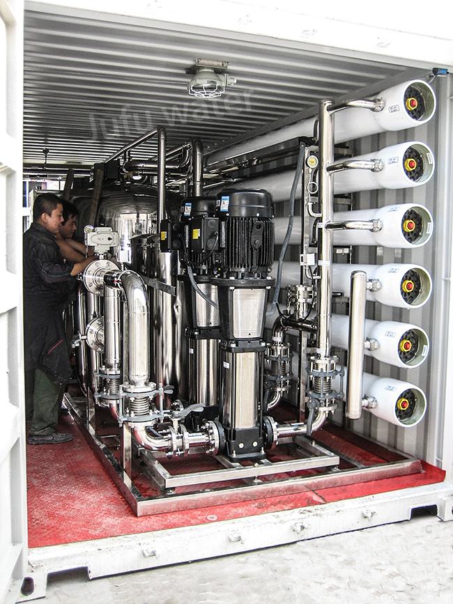 Containerized Reverse Osmosis Water Treatment System Water Purify