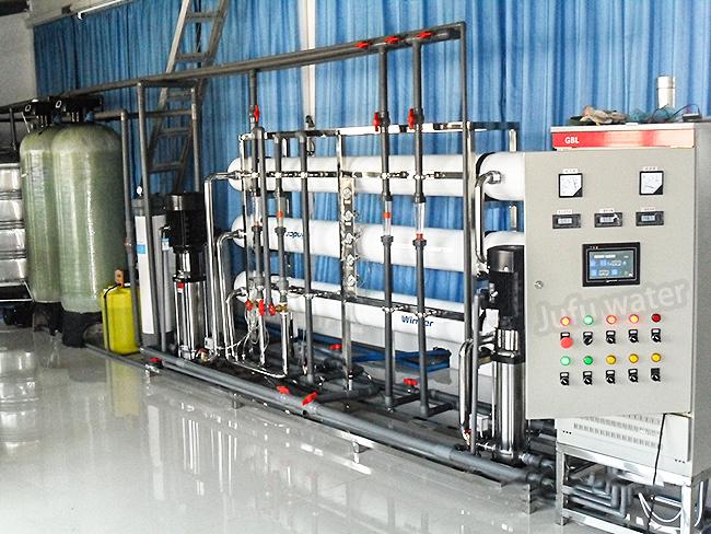 Industrial Two Stage Reverse Osmosis System Pure Water Purifying 500LPH